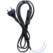 RETLUX RPC 77 flex kabel + vypínač 2x0,75mm 2m černý