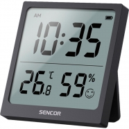 SENCOR SWS 1400 teploměr s hodinami