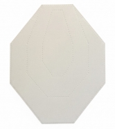IPSC terč bílý klasický 57x45cm Oficiální rozměry a perforace