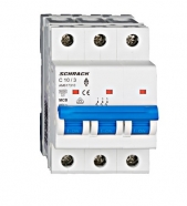 SCHRACK jistič C10A 3 pólový 6kA AMPARO AM617310