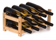 G21 stojan na víno pro 8 lahví bambusový