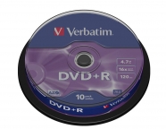VERBATIM DVD+R 4,7GB 16x spindl 10ks