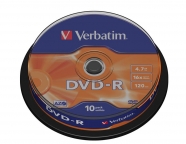 VERBATIM DVD-R 10ks spindl 4.7GB