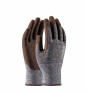 rukavice NATURE TOUCH máčené vel.7 melange hnědá spe