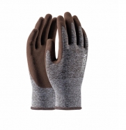 rukavice NATURE TOUCH máčené vel.8 melange hnědá spe