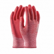 rukavice NATURE TOUCH máčené vel.7 melange růžová spe