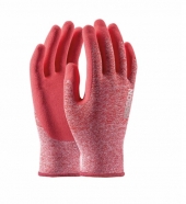 rukavice NATURE TOUCH máčené vel.8 melange růžová spe