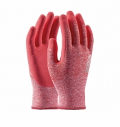rukavice NATURE TOUCH máčené vel.9 melange růžová spe