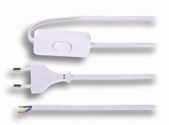 SOLIGHT PF13 2x0.75mm 3m s vypínačem bílá