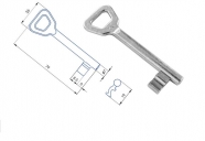 HOBES Klíč obyčejný číslo 13