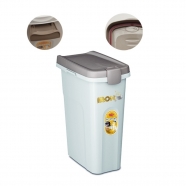 IRONpet barel s víkem 25l na 12kg neprůhledný pro granule