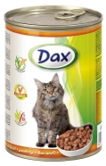 DAX konzerva pro kočky 415g drůbeží